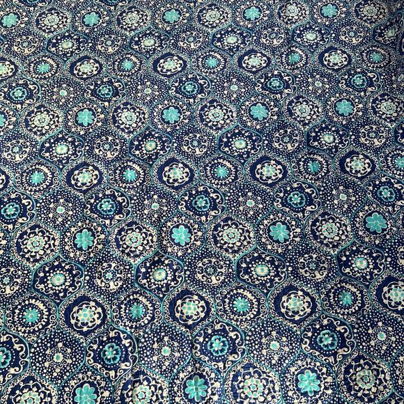 Trina Turk reversible floral geo print queen full quilt - Picture 7 of 9